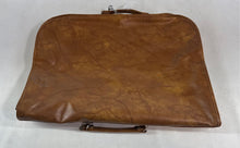 Load image into Gallery viewer, American Tourister Brown Leather Full-Zip Luggage Garment Carry On Suit Bag
