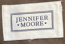 Load image into Gallery viewer, Jennifer Moore Unisex Brown Long Sleeve Double-Breasted Trench Coat Size 10P
