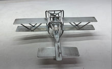 Load image into Gallery viewer, Decorative Metal Biplane Airplane Model Sculpture Spark Plug Nut Bolt Craft
