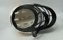 Load image into Gallery viewer, Cascade Mens Yellow White Full-Face Lacrosse Protective Helmet Size Small
