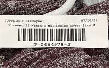Load image into Gallery viewer, Forever 21 Womens Multicolor Long Sleeve Round Neck Midi Sheath Dress Size M
