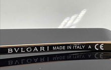 Load image into Gallery viewer, Authentic Bvlgari Women's Black/Gold Tone Glasses
