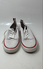 Load image into Gallery viewer, Tommy Hilfiger Womens Gessie White Stretch Knit Lace-Up Sneakers Shoes Size 9

