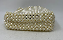 Load image into Gallery viewer, Unbranded Womens White Beige Pearl Embellished Elegant Top Handle Handbag
