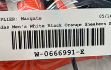 Load image into Gallery viewer, Adidas Mens Pro Vision F97275 White Black Orange Lace-Up Sneaker Shoes Size 9.5
