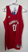 Load image into Gallery viewer, Adidas Mens Red White Nebraska Cornhuskers Basketball Jersey Size Large
