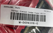 Load image into Gallery viewer, Bburago Dodge Viper RT/10 Red 1:18 Scale Diecast Convertible Model Car
