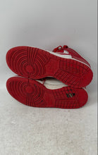 Load image into Gallery viewer, Nike Unisex Kids Dunk High DB2179-106 Red White Leather Sneakers Shoes Size 4.5Y
