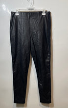 Load image into Gallery viewer, Ann Taylor Womens Black Flat Front Side Zip Skinny Leg Trouser Pants Size 10
