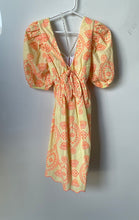 Load image into Gallery viewer, Lilly Pulitzer Womens Yellow Orange Floral Short Sleeve Mini Dress Size 2
