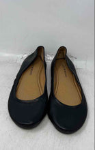 Load image into Gallery viewer, Lucky Brand Womens Emmie Black Leather Round Toe Slip-On Ballet Flats Size 8M

