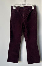 Load image into Gallery viewer, Gap Womens Burgundy Regular Fit Five-Pocket Zip Bootcut Jeans Size 27R
