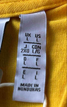 Load image into Gallery viewer, Adidas Mens Yellow Cotton Short Sleeve Crew Neck Pullover T-Shirt Sz L With Tag
