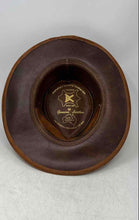 Load image into Gallery viewer, BC Hats Unisex Brown Australia’s Leading Leather Cowboy Hat Size M
