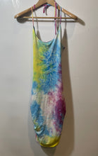 Load image into Gallery viewer, Fashion Nova Womens Diva At Dawn Multicolor Tie Dye Halter Neck Mini Dress Sz M
