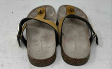 Load image into Gallery viewer, Authentic Tory Burch Womens Brown Leather Thong Sandals Size 4.5M Damaged
