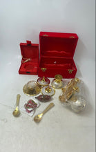 Load image into Gallery viewer, Unbranded Traditional Indian Silver And Gold-Tone Decorative Gift Set With Cases
