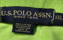 Load image into Gallery viewer, U.S. Polo Assn. Mens Green Collared Short Sleeve Golf Polo Shirt Size XXL

