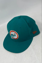 Load image into Gallery viewer, New Era Mens Green Miami Dolphins NFL Football Adjustable Baseball Cap One Size

