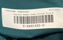 Load image into Gallery viewer, Express Womens Green Sleeveless Round Neck Tank Top Size Medium
