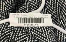 Load image into Gallery viewer, The Limited Womens Black Gray Chevron Boat Neck 3/4 Sleeve Pullover Sweater Sz L

