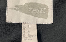 Load image into Gallery viewer, Forever 21 Womens Black Long Sleeve Open Front Jacket Size M Missing Belt

