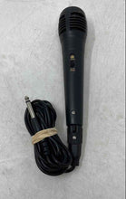Load image into Gallery viewer, Black Wired On Off Switch 1/4 Inch Plug Dynamic Microphone Not Tested
