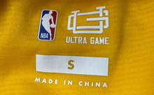 Load image into Gallery viewer, Ultra Game Mens Yellow Crew Neck Los Angeles Lakers Basketball-NBA Jersey Size S
