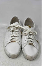 Load image into Gallery viewer, Michael Kors Mens Colby White Monogram Leather Lace-Up Sneaker Shoes Size 10M
