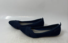 Load image into Gallery viewer, Anne Klein Womens Oalise Dark Blue Almond Toe Slip-On Ballet Flats Size 7
