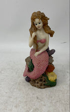 Load image into Gallery viewer, Home Decorative Collectible Multicolor Engraved Ceramic Sea Mermaid Figurine
