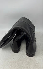 Load image into Gallery viewer, Anne Klein Womens Black Leather Round Toe Knee High Riding Boots Size 7 M
