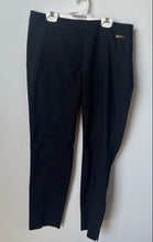 Load image into Gallery viewer, Tory Burch Womens Black Regular Fit Straight-Leg Flat Front Trouser Pants Size 6
