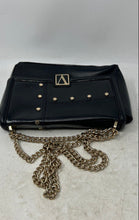 Load image into Gallery viewer, Victoria's Secret Womens Black Chain Strap Inner Pockets Crossbody Bag Worn
