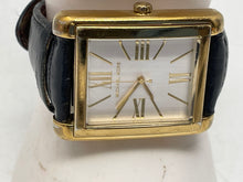Load image into Gallery viewer, Michael Kors Women's Bradley Gold-Tone Square Case Black Leather Watch (NCL)
