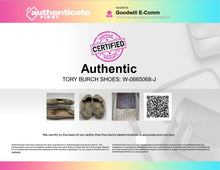 Load image into Gallery viewer, Authentic Tory Burch Womens Weston Beige Flat Espadrille Shoes Size 10 M Damaged
