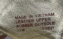 Load image into Gallery viewer, Michael Kors Womens Laney Gold-Tone Leather Wedge Espadrille Sandals Size 11M
