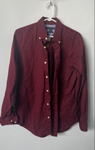 Load image into Gallery viewer, Tommy Hilfiger Mens Red Long Sleeve Collared Classic Fit Button-Up Shirt Size XS
