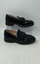 Load image into Gallery viewer, Cole Haan Womens Geneva Chain W27247 Black Leather Slip-On Loafer Shoes Size 8B
