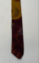 Load image into Gallery viewer, Salvatori Mens Brown Multicolor Printed Adjustable Pointed Tie
