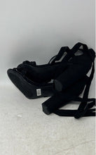 Load image into Gallery viewer, Torrid Womens Black Buckle Open Toe Zipper Rhinestone Strappy Heels Size 7.5 W
