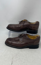 Load image into Gallery viewer, Belvedere Mens Bridge Brown Leather Lace-Up Formal Derby Dress Shoes Size 8.5EEE

