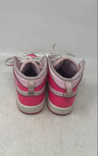 Load image into Gallery viewer, Nike Kids Air Jordan 1 Mid Pink And White Leather Sneakers Shoes Size 13C
