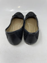 Load image into Gallery viewer, Adrienne Vittadini Womens Cathi Black Embellished Slip-On Ballet Flats Size 8.5M
