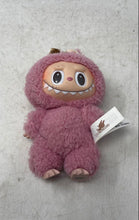 Load image into Gallery viewer, Pop Mart Pink Plush Decorative Labubu The Monsters Figure Keychain Collectible
