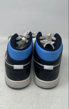 Load image into Gallery viewer, Nike Womens Air Jordan 1 Mid White Blue Black Lace-Up Sneaker Shoes Size 8.5
