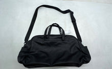 Load image into Gallery viewer, Steve Madden Unisex Black Leather Shoulder Strap Weekender Travel Duffle Bag
