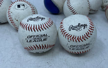 Load image into Gallery viewer, Lot Of 9 Pcs Assorted Mixed Variety White Official League Baseball Balls
