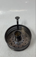 Load image into Gallery viewer, Silver-Tone Engraved Home Decorative Scroll Handle Chamberstick Candle Holder
