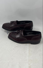 Load image into Gallery viewer, Florsheim Mens Lexington Kiltie Wine Genuine Leather Tasseled Loafers Size 9 3E
